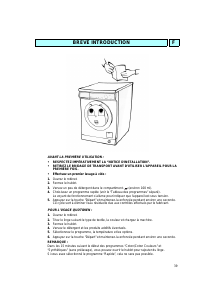Mode d’emploi Bauknecht WA 2381 - D Lave-linge