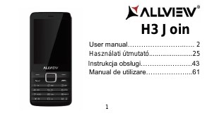 Használati útmutató Allview H3 Join Mobiltelefon