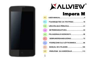 Használati útmutató Allview Impera M Mobiltelefon
