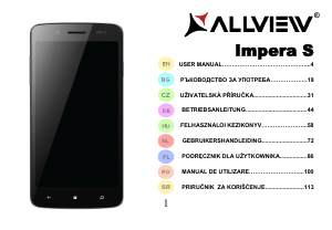 Használati útmutató Allview Impera S Mobiltelefon