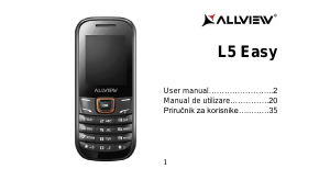 Manual Allview L5 Easy Mobile Phone