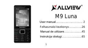 Használati útmutató Allview M9 Luna Mobiltelefon