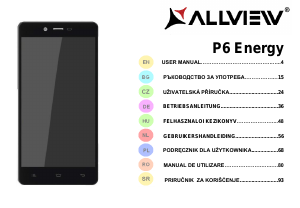 Manual Allview P6 Energy Mobile Phone