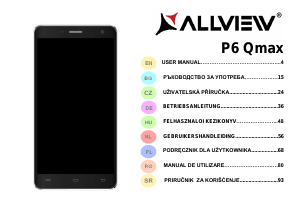 Használati útmutató Allview P6 Qmax Mobiltelefon