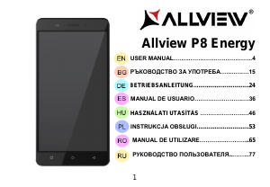 Manual Allview P8 Energy Mobile Phone