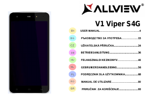 Manuál Allview V1 Viper S4G Mobilní telefon