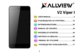 Használati útmutató Allview V2 Viper I Mobiltelefon