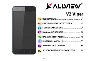 Руководство Allview V2 Viper Мобильный телефон
