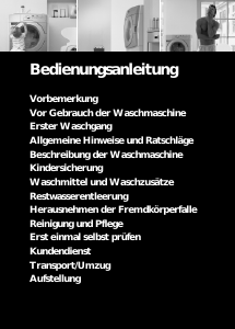 Bedienungsanleitung Bauknecht WA 8510 Waschmaschine