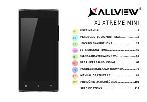 Használati útmutató Allview X1 Xtreme Mini Mobiltelefon