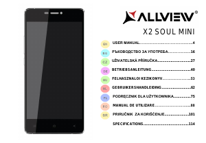 Használati útmutató Allview X2 Soul Mini Mobiltelefon