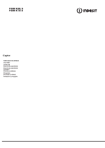 Manual Indesit FGIM K (BK) S Cuptor