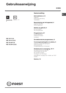 Handleiding Indesit FIE 76 GP K.A IX Oven