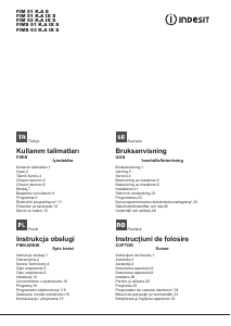 Kullanım kılavuzu Indesit FIMS 53 K.A IX S Fırın