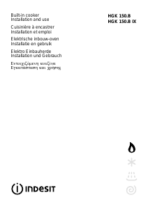 Mode d’emploi Indesit HGK 150.B IX Four