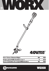 Manual Worx WG168 Grass Trimmer