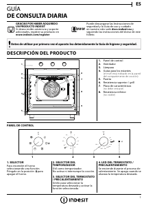 Manual de uso Indesit IFW 3534 H IX Horno
