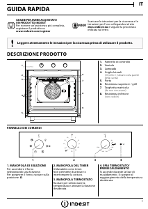 Manuale Indesit IFW 3534 H IX Forno
