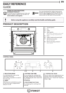 Manual Indesit IFW 3544 C IX Oven