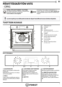 Käyttöohje Indesit IFW 3841 C IX Uuni