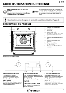 Mode d’emploi Indesit IFW 3841 JC IX Four