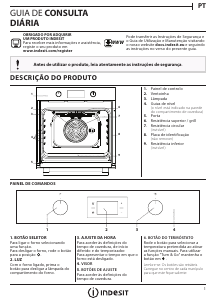 Manual Indesit IFW 3841 JH IX Forno