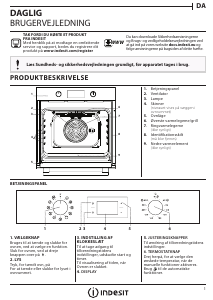 Brugsanvisning Indesit IFW 3844 H IX Ovn