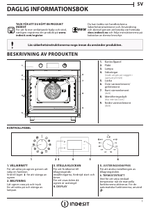 Bruksanvisning Indesit IFW 3844 H IX Ugn