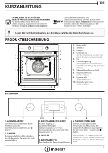 Bedienungsanleitung Indesit IFW 3844 JP IX Backofen