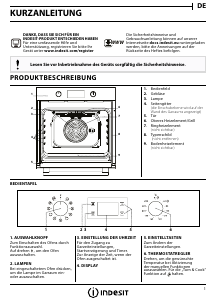 Bedienungsanleitung Indesit IFW 4841 C BL Backofen