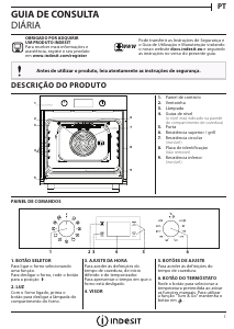 Manual Indesit IFW 4841 C WH Forno