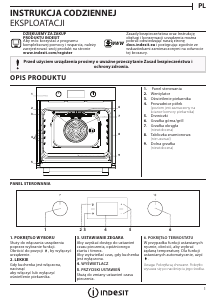 Instrukcja Indesit IFW 4841 JC BL Piekarnik