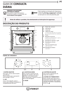 Manual Indesit IFW 4841 P BL Forno