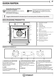 Manuale Indesit IFW 4841 P BL Forno