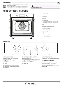 Bedienungsanleitung Indesit IFW 5544 IX Backofen