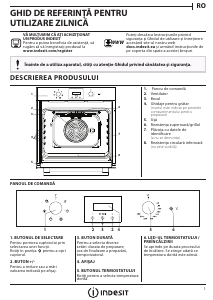 Manual Indesit IFW 55Y4 IX Cuptor
