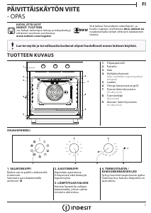 Käyttöohje Indesit IFW 5834 IX Uuni