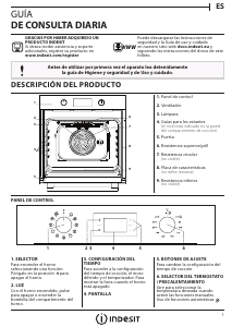 Manual de uso Indesit IFW 5844 C IX Horno