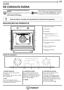Manual Indesit IFW 5844 C IX Forno