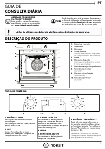 Manual Indesit IFW 5844 JP IX Forno