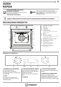 Manuale Indesit IFW 5844 P IX Forno