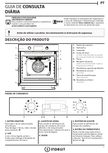 Manual Indesit IFW 5844 P IX Forno
