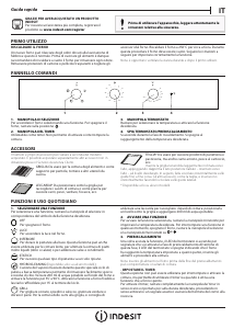 Manuale Indesit IFW 6230 IX UK Forno