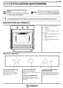 Mode d’emploi Indesit IFW 6230 WH.1 Four