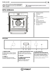 Priročnik Indesit IFW 65Y0 J BL Pečica