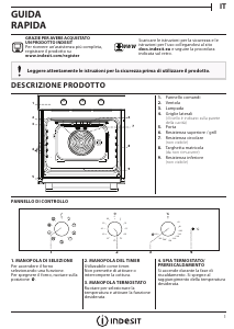 Manuale Indesit IFW 6834 BL Forno