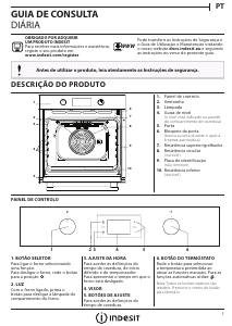 Manual Indesit IFW 6841 JP IX Forno