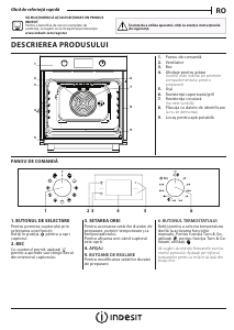Manual Indesit IFWS 4841 JH BL Cuptor