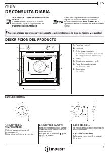 Manual de uso Indesit IGW 620 IX Horno