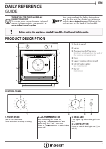 Handleiding Indesit IGW 620 WH Oven